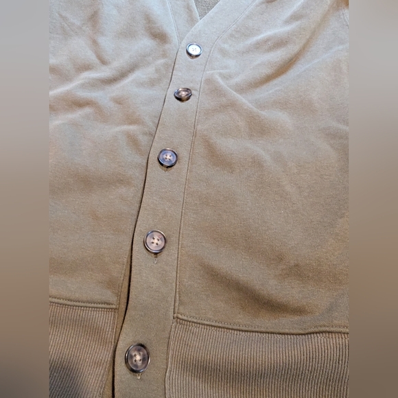 sweatshirt cardigan pockets s/m army green - Picture 7 of 7